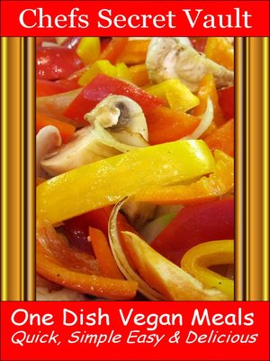 cover image of One Dish Vegan Meals